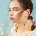 thumbnail image 3 of TRISHULA Cute Cat Earrings, Hypoallergenic, Sterling Silver, Includes Gift Box, 3 of 9