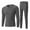 Dark Gray, variant on vdgthytj Men's Thermal Underwear Fleece Lined Long Johns Cold Weather Base Layer Set Top and Bottoms for Men L-5XL