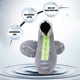 thumbnail image 2 of Cubierta impermeable de silicona reutilizable para zapatos protectores de zapatos con Ehuebsd cremallera antideslizantes Botas de lluvia para interiores y exteriores, 2 of 8