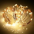 thumbnail image 4 of Guirnaldas de Luces con Pilas, Guirnaldas de Luces Estrelladas de Alambre para Dormitorio, Navidad, Fiestas, Bodas, Centros de Mesa, Decoración (5 m Blanco Cálido), 4 of 5