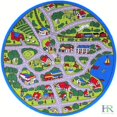 thumbnail image 2 of Kids Car Road Rugs City Map Play mat for Classroom/Baby Room Non-Slip Rubber Back, 2 of 6
