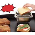 thumbnail image 5 of Stainless Steel Butter Roller Easy to Clean Sturdy Removable Butter Applicator for Burger Shop Outdoor Restaurant Bread-Good, 5 of 5