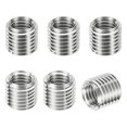 thumbnail image 1 of Unique Bargains Adaptateurs de Filetage Manchon Réducteur Écrou M16 * 2 Mâle à M12 * 1,75 Femelle Réparation Insert Vis Réducteur 15mm 6 Pcs, 1 of 6