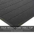 thumbnail image 5 of Grand Patio Outdoor & Indoor EMMA Square Steel Dining Table, Rust Resistant, Faux Woodgrain Top (36.81'' × 36.81''), with Umbrella Hole, 5 of 8