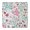 Flower P, variant on Space Geek Rocket Themed Elastic Table Cover Wrinkle-Free Square Tablecloth for Events