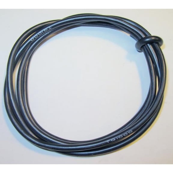 1000 Strand 14ga Black Wire - 3'