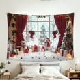 thumbnail image 5 of SOFIKAANMU Christmas Tapestries, Various Designs And Patterns, Winter Snow And Forest Tapestries, Bedroom And Dormitory Home Decor Tapestries, 6 Sizes, 80 X 60 Inches., 5 of 7