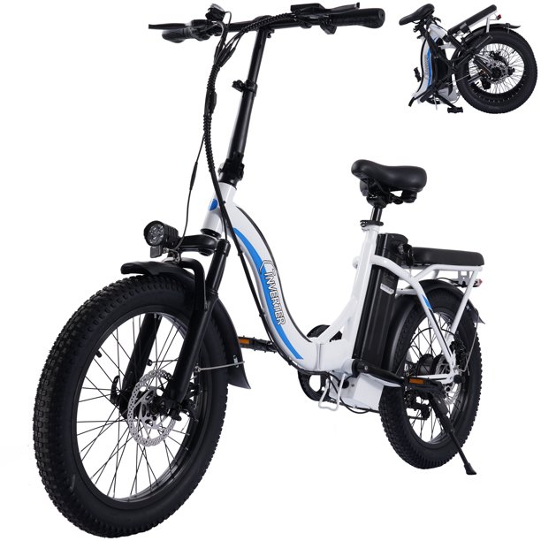 20 X 3.0 Inch Fat Bike Tires - Foldable Mountain & E-Bike Tires With Aggressive Tread (Pair)