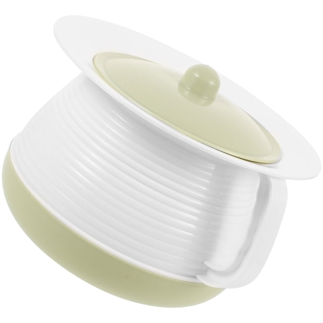 IFANLANDOR Pots de Chambre Femmes Plastique Vert Olive 1Pcs Usage Nocturne