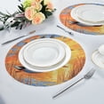 thumbnail image 6 of 15.4inch Round Placemats, DIY Printing Design, Suitable for Kitchen, Table Party Decoration Mallard Ducks in Flight, 6 of 7