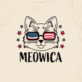 thumbnail image 4 of Inktastic 4th of July Meowica Cat in Flag Sunglasses Boys or Girls Baby T-Shirt, 4 of 5