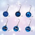 thumbnail image 2 of Lulu Home Ball Ornaments, 34 Ct Xmas Tree Decorations, Holiday Hanging Balls (Blue, 1.57"), 2 of 3