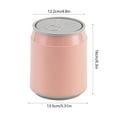 thumbnail image 3 of Small Trash Can Desktop Trash Can Cute Clutter Bins Student Dormitory Household Trash Can With Lid Living Room Waste Kitchen Bathroom, 3 of 6