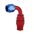 thumbnail image 1 of Filfeel Qii Lu AN6 Raccord d'Extrémité de Tuyau Pivotant Adaptateur de Carburant d'Huile de Refroidissement pour Alliage d'Aluminium Rouge et Bleu, 1 of 8