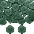 thumbnail image 2 of Pegatinas de cera de eucalipto de Yoption, paquete de 50 unidades, color verde oliva, 3 cm, 2 of 6