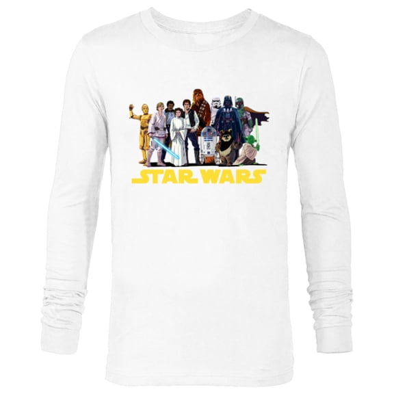 Star Wars Original Trilogy Character Group Matching - Long Sleeve T-Shirt for Men - Customized-White