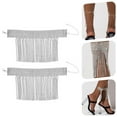 thumbnail image 3 of 2pcs Rhinestone Tassel Anklet Adjustable Female Anklet Wedding Anklet Gift, 3 of 9