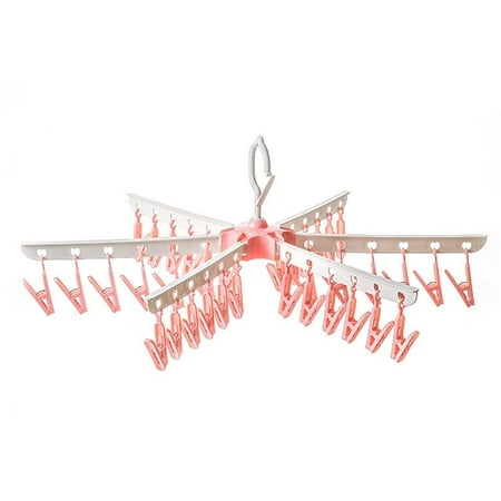 

Umbrella Shape Foldable Clothes Hanger 360 Degree Rotation Hanging Rack for Socks Bras Underwear Laundry Multifunction Drying Holder