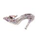 thumbnail image 5 of Broche Mujer Crystal Rhinestone Shape Shoes Joyería de Moda de Tacón Alto para Mujer, 5 of 8