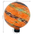 thumbnail image 4 of Sunnydaze Sunset Sky 10" Glass Outdoor Gazing Globe (2 Count), 4 of 9
