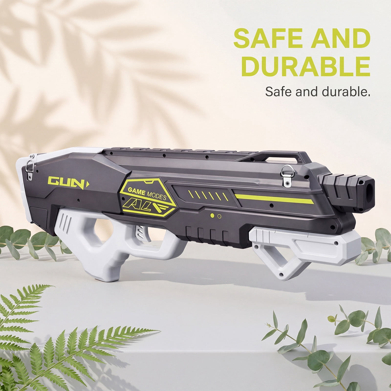 23.23in High-Pressure Water Sprayer - Powerful Spray with Cool Flashing Effects, Lightweight Outdoor Water Blaster for Summer Parties & Pool Events