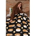 thumbnail image 5 of Yibo Hamster Blanket Flannel Soft and Comfortable Anti-static Bed Sofa Blanket, 5 of 7