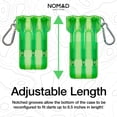 thumbnail image 4 of Funda para dardos Casemaster Nomad, ajustable, color verde neón, 4 of 9