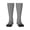 1 Black, variant on Women's Knee High Socks Black Checkered Thermal Soft Knee Long Socks