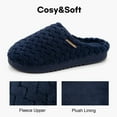 thumbnail image 5 of LongBay Women’s Soft Flannel Memory Foam Slippers Slip on House Fuzzy Shoes Indoor Outdoor, 5 of 7