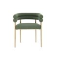 thumbnail image 3 of Ellora Dining Chair, Set of 2, Green/Gold, 3 of 3