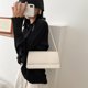 thumbnail image 3 of Moda Alligator PU Mujer Bolso Totes Solapa Bolsos de hombro sólidos (Blanco) Likrtyny Para estrenar, 3 of 9