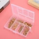 thumbnail image 5 of Kit para hacer aretes con cuentas redondas, ganchos para aretes, juego de accesorios de joyería, oro KC, 5 of 14