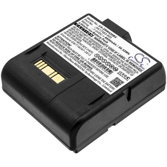 6800mAh Zebra CT17102-2 AK17463-005 Battery for L405 RW420 RW420 EQ