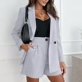 thumbnail image 4 of Shorts for Women Trendy, Linen Shorts,Women's Shorts Suit Stylish Two-Piece Ensemble for and Casual Wear Elegant V-Neck Design with Lace Details for Spring and Autumn, 4 of 9