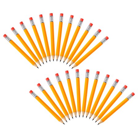 FRCOLOR 72Pcs Golf Pencils with Erasers Portable Short Pencils Golf Pencils Writing Pencils Wood Pencils Multi-Function Writing Pencils Golf Scores Writing Pencils (HB)