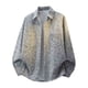 thumbnail image 4 of Mens Casual Manga Corta Botón Abajo Camisas Cuello de Vuelta Suelto Ajuste con Blusas de Bolsillo para el Uso Diario de Verano, 4 of 9