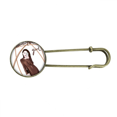 thumbnail image 1 of Chica hermosa figura Art Design Illustration EsES Broche De Broche De Metal Antiguo Unbranded M, 1 of 3