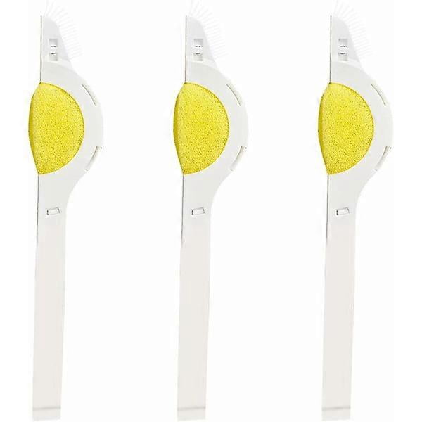 3 pcs Smart Toilet Water Brushes for Home Disposable Toilet Shower Gap Cleaning Brush No Dead Angle, cleaning brush.
