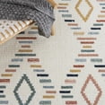 thumbnail image 6 of SAFAVIEH Marrakesh Dallas Geometric Polyester Area Rug, Ivory/Multi, 6'7" x 6'7" Square, 6 of 8