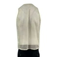 thumbnail image 7 of Tauxra Men's Sleeveless Mesh Vest,Summer Hollow Out Fitness V Neck Breathable Knit, 7 of 7