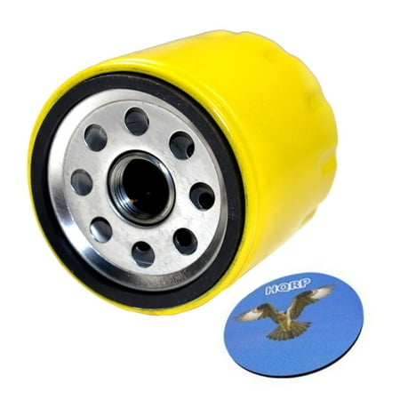 Long Thin Oil Filter HQRP Oil Filter for KOHLER Command, CommandPro, Aegis, Courage & Twin Cylinder Magnum Engines, 52 050 02-S Replacement + HQRP Coaster ()