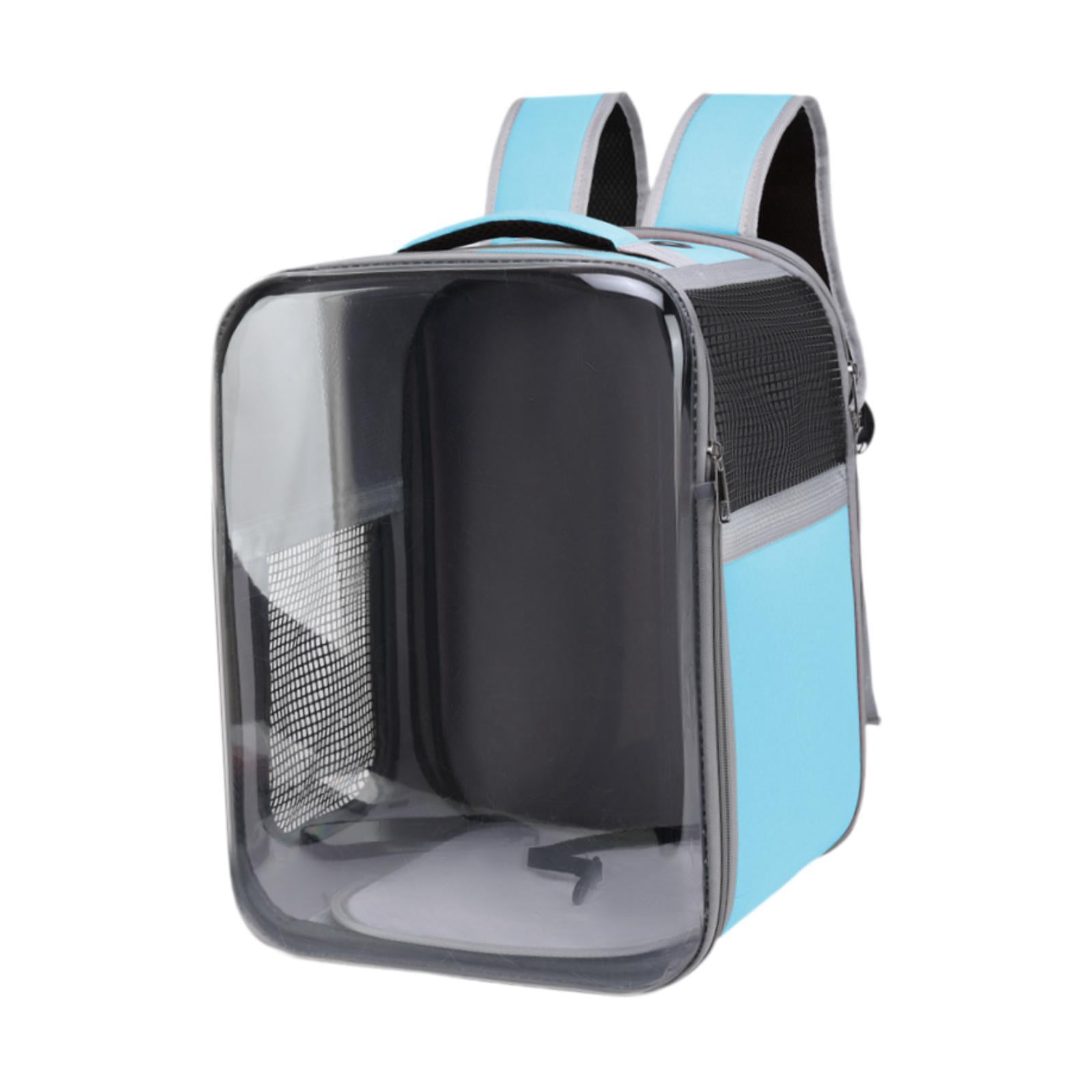 Gazechimp Cat Backpack Carrier for Carrying Cats Dogs for Outdoor Activities Traveling light blue