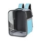 thumbnail image 5 of Mochila para gatos Fernando mochila de viaje portátil con parte delantera transparente para perros azul claro, 5 of 8