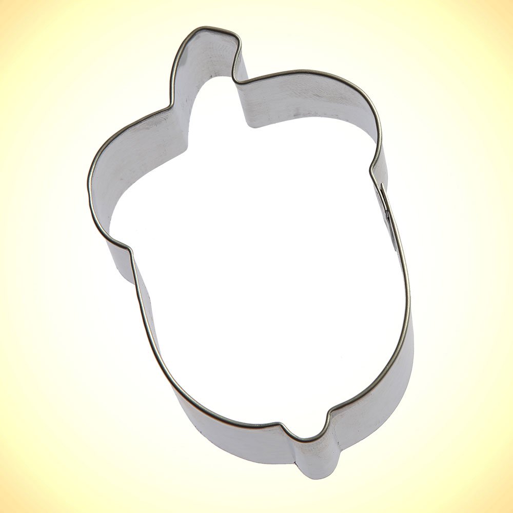 Acorn Cookie Cutter 3.25 in Foose Cookie Cutters US Tin Plate Steel