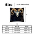 thumbnail image 5 of Aries Constellation Pillows with Unique Patterns - Set of 2 includes Covers Throw Pillow Inserts and Covers - Available in 16x16, 18x18, and 20x20 Inches for Home Decor and Gifts for Every, 5 of 6