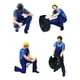thumbnail image 1 of Figuras de personas Yotijar de resina 1/64 ornamento de Diorama Azul B, 1 of 9