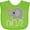 Apple Green, variant on Inktastic Half Birthday Cute Elephant Girls Baby Bib