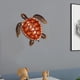 thumbnail image 5 of Estatua De Tortuga De Arte Zulema Rojo L, 5 of 5