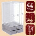 thumbnail image 6 of PBPBOX 1Set Jewellery Storage Case Transparent Jewelry Holder Acrylic for Women, 6 of 7