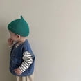 thumbnail image 4 of Gorro de bebé de otoño e invierno, gorro de pezón, gorro de lana para bebé masculino y femenino, gorro de piso súper lindo, gorro de melón para bebé, 4 of 6